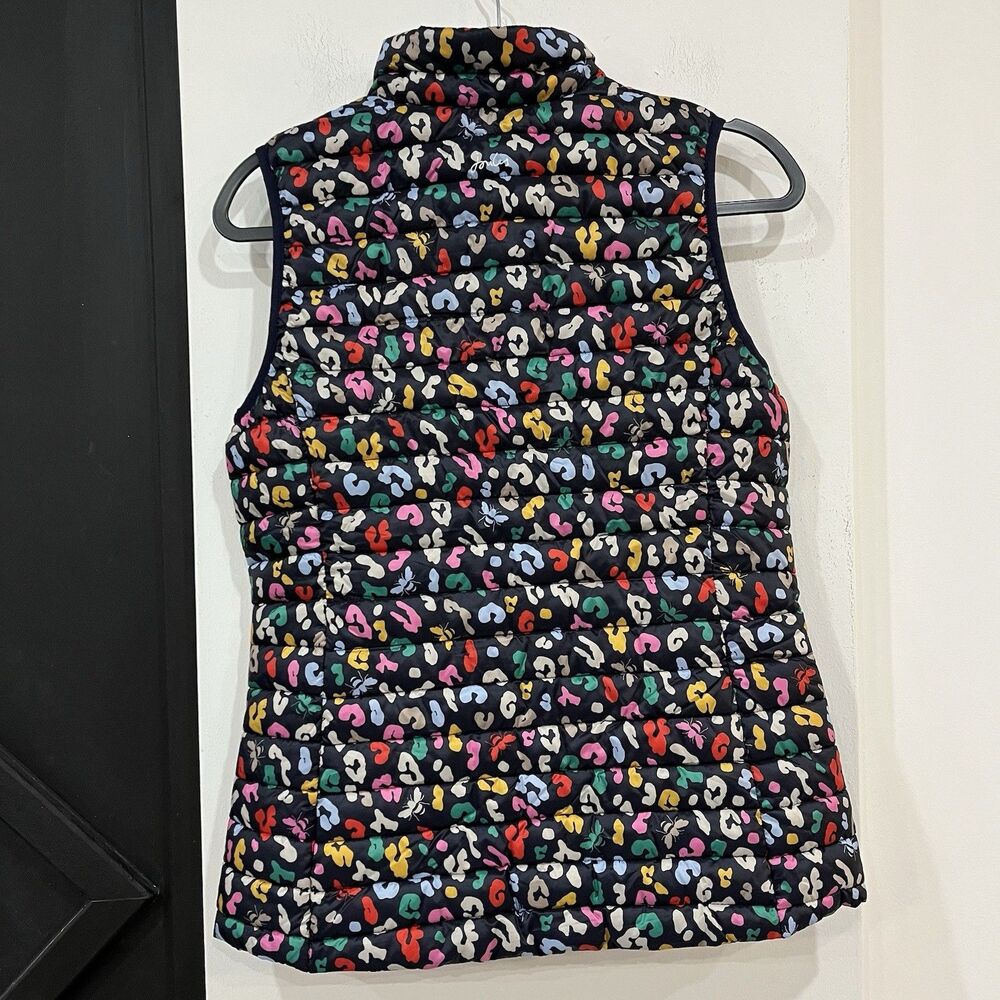 Joules Women’s Snug Gilet Multicolor Print Packable Puffer Vest UK 10 US 6 - Picture 5 of 8